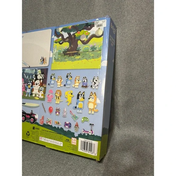 Bluey Ultimate Activity Set Kids OS Multi 4-in-1 SlimySand Felt Magnetic Puzzle - Picture 7 of 13